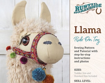llama plush pattern