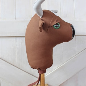 Rodeo Bull Ride-on Toy Stick Horse Sewing Pattern and Tutorial Includes Two Sizes DIGITAL PDF image 9