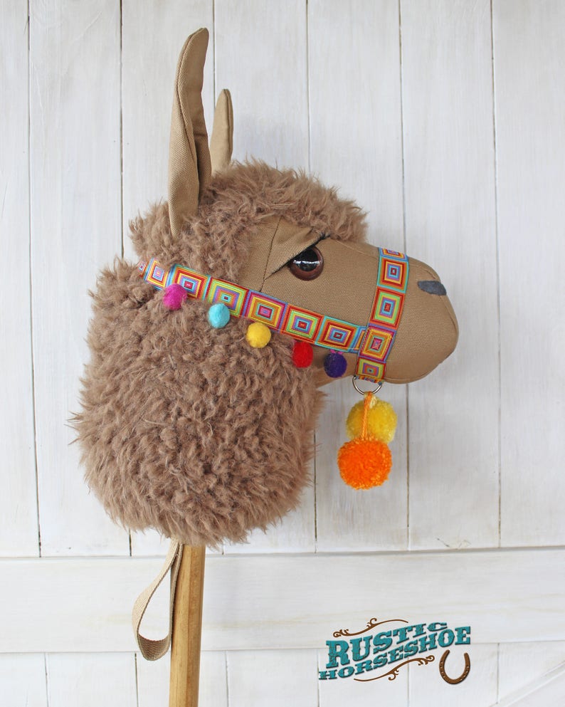 Llama Ride-on Toy Stick Horse Sewing Pattern and Tutorial Includes Two Sizes DIGITAL PDF image 5