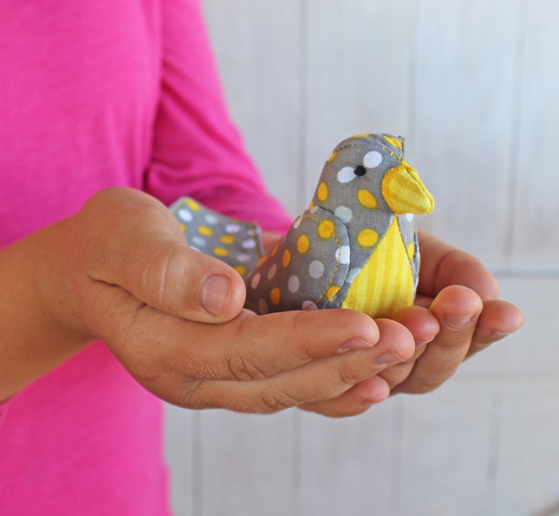 Marbler Bird Soft Toy and Decor Sewing Pattern and Tutorial DIGITAL PDF image 2