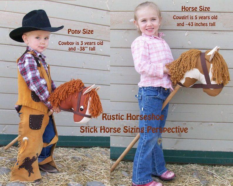 Classic Stick Horse Sewing Pattern and Tutorial Beginner Pattern Easy Includes Donkey and Unicorn DIGITAL PDF image 9