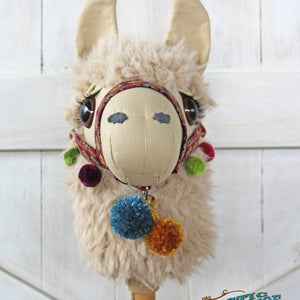 Llama Ride-on Toy Stick Horse Sewing Pattern and Tutorial Includes Two Sizes DIGITAL PDF image 4