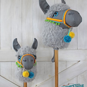 Llama Ride-on Toy Stick Horse Sewing Pattern and Tutorial Includes Two Sizes DIGITAL PDF image 7