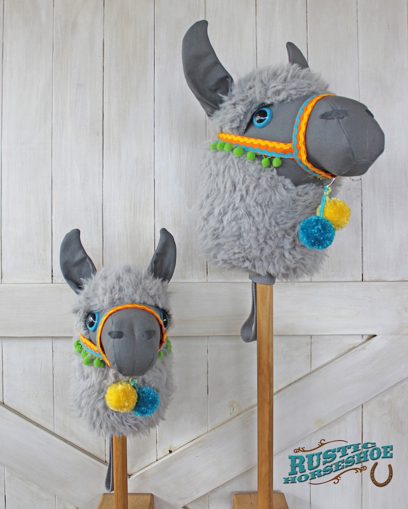 Llama Ride-on Toy Stick Horse Sewing Pattern and Tutorial Includes Two Sizes DIGITAL PDF image 7