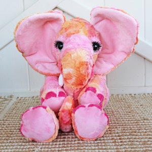 Poised Pachyderm Elephant Pudgy Plushie Sewing Pattern and Tutorial Stuffed Animal Toy DIGITAL PDF image 8