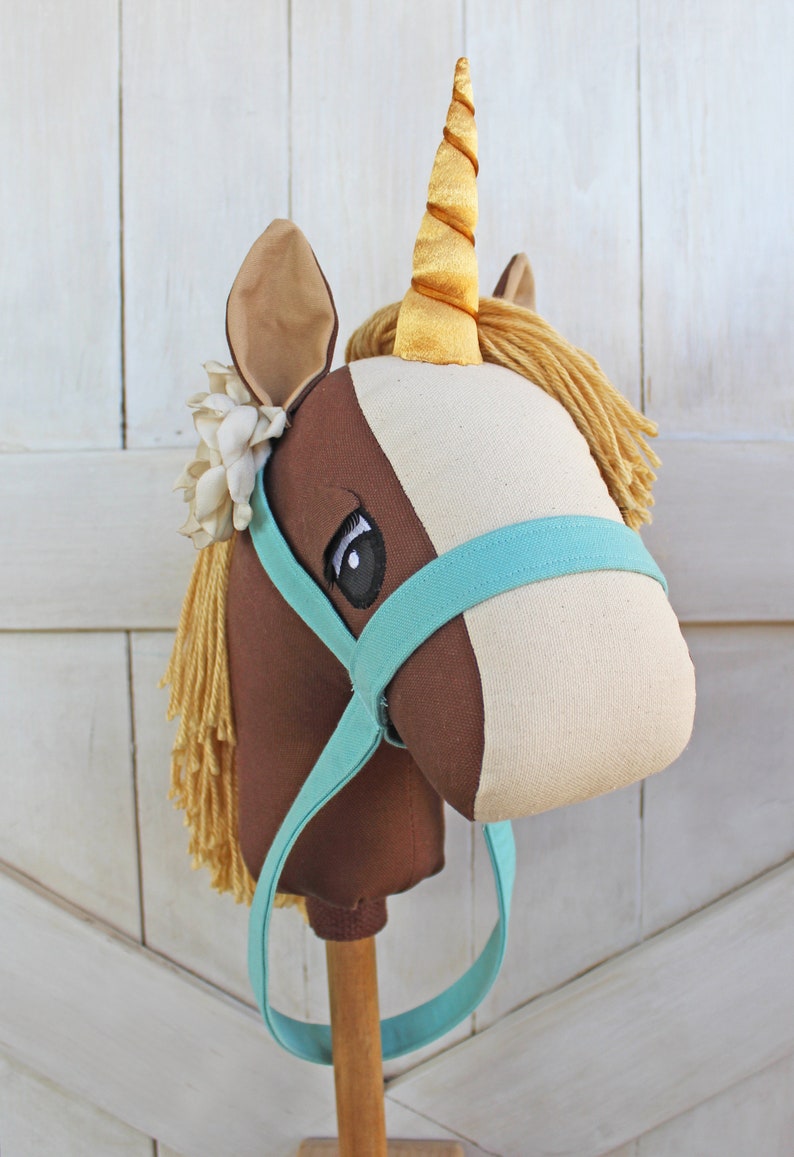 Classic Stick Horse Sewing Pattern and Tutorial Beginner Pattern Easy Includes Donkey and Unicorn DIGITAL PDF image 6