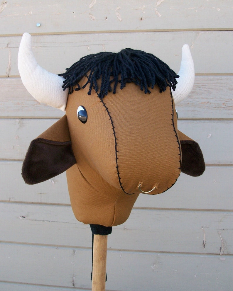 Stick Bull Sewing Pattern and Tutorial Stick Horse Hobby Horse Etsy
