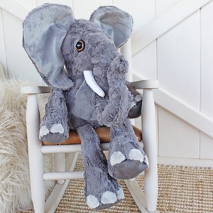 Poised Pachyderm Elephant Pudgy Plushie Sewing Pattern and Tutorial Stuffed Animal Toy DIGITAL PDF image 4