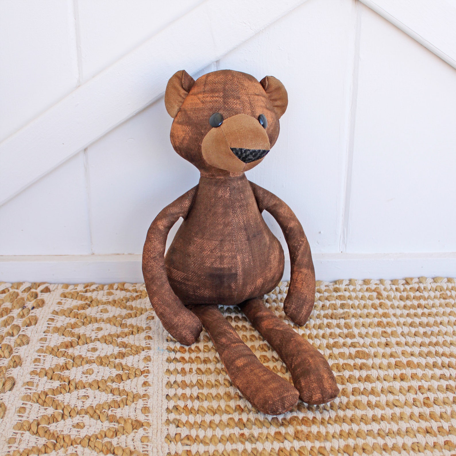 Raindrop Ragdoll Bear Plushie Sewing Pattern and Tutorial Stuffed ...