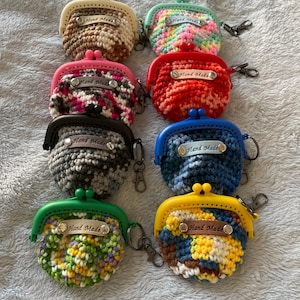 Wallet, coin purse, purse, key fob, money bag, various colors, gift