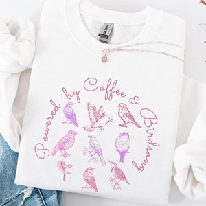 Bird Lovers Sweatshirt, Cozy Bird Watching Top, Colorful Bird Lovers Sweatshirt, Bird Lovers Sweatshirt, Chickadees Sweatshirt