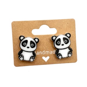 Panda Stud Earrings- FREE SHIPPING