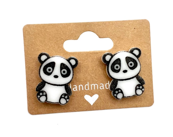 Featured listing image: Panda Stud Earrings- FREE SHIPPING