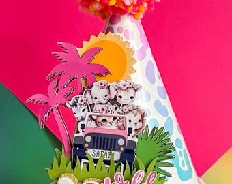 Wild ONE Safari Hat: Jungle Theme First Birthday