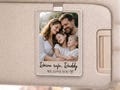 Personalized Car Visor Clip Gift for Dad, First Father’s Day Drive Safe Daddy Gifts, Custom Photo Sun Visor Clip, Unique Dad Gifts from Kids product logo