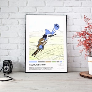 Regular Show, Regular Show Poster, Physical Poster, High Quality, Wall Art