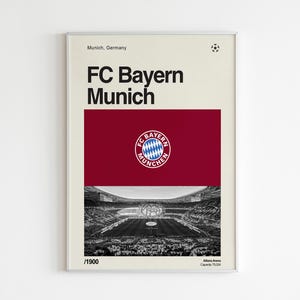 Pôster da Allianz Arena, pôster do Estádio Allianz Arena, pôster do Estádio do Bayern de Munique, alta qualidade, arte de parede