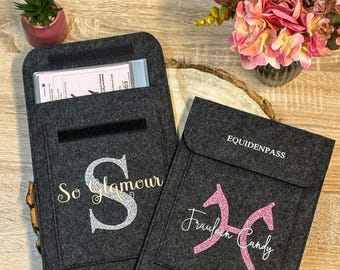 Individuelle Equidenpasshülle Hülle Equidenpass Pferdepass Pferd Horse Pferdeliebe Geschenkidee Pferdezubehör