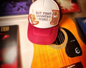 Camionneur de musique country personnalisé, ambiance musicale, super vêtements de musique country, cadeau pour lui, cadeau pour elle, guitare et musique country, mais premier pays