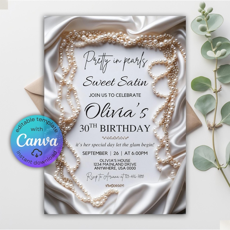 glam invitation,
adult invitation,
pearls and satin,
satin and pearls,
30th birthday invite,
20th birthday,
40th birthday invite,
birthday invitation,
elegant birthday,
50th birthday,
elegant party,
Pearl Invitation,
Invitation Template,
Birthday Party,
pearl bow,
pearl bow invite,
Adult party Invite,
bachelorette party,
bridal invitation,
bridal brunch invite,
Glam Party Invitatio,
Classy Party Invitat,
Elegant Birthday Inv,
hens invitation,
Pearls and Diamonds,
Pearl Shower Theme,
Pearl invite