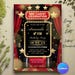 Red Carpet Birthday Invitation, Star VIP Pass Party Invite, Hollywood ...