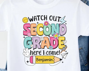 2nd Grade Back to School Shirt: Fun First Day Outfit