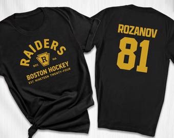 Ilya Rozanov 81 Boston Raiders Unisex Tee, Hockey Romance Fan Shirt