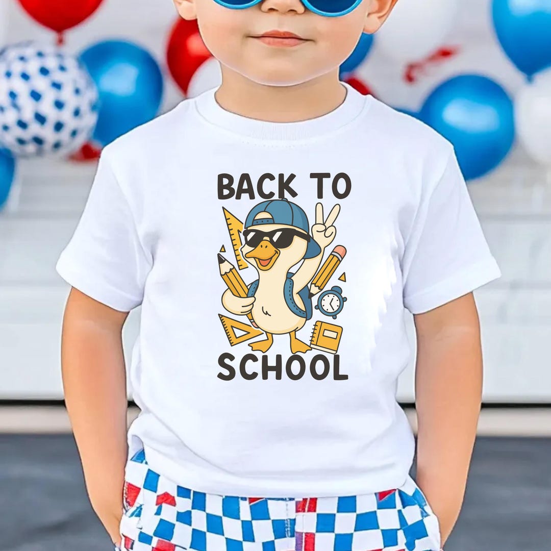 Funny Goose Back to School Shirt: Coquette Kids' Tee - Etsy