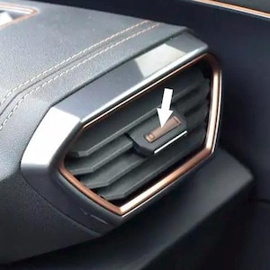 MetalMods -  Fit for CUPRA Formentor, Leon | COPPER Style | Steel Decors for Air Vent Switches - 4 pcs Set VZ Custom Accessories