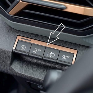 MetalMods -  Fit for 2024+ DACIA Duster 3 III | 1 LIGHT | Copper Brown -  Steel Decor for Switches - Accessories