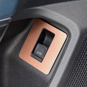 MetalMods - Fit for CUPRA Formentor, Leon | COPPER Style | Steel Decor for Rear Tailgate Button - 1 pc Set VZ Custom Accessories