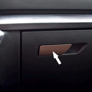 MetalMods - Past op CUPRA Formentor, Leon | KOPER Stijl | Stalen Decor Handschoenenkastjegreep - Accessoires voor Formentor Leon