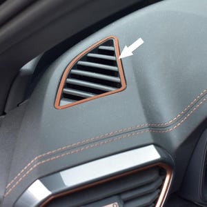 MetalMods -  Fit for CUPRA Formentor, Leon | COPPER Style | Steel Decors for Defrost Vents - 2 pcs Set VZ Custom Accessories