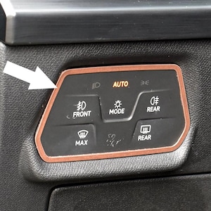 MetalMods - Past op CUPRA Formentor, Leon | Koperen stijl | Stalen Frame voor Knoppen - VZ Accessoires