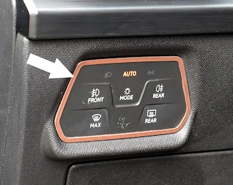 MetalMods - Se adapta a CUPRA Formentor, Leon | Estilo Cobre | Marco de Acero para Botones - VZ Accesorios