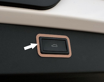 MetalMods - Se adapta a CUPRA Formentor, Leon | Estilo Cobre | Decor de Acero para Botón de Bloqueo del Portón Trasero - VZ Accesorios