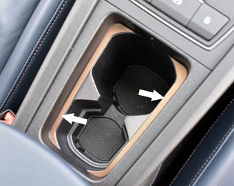 MetalMods – Passend für CUPRA Formentor, Leon | Kupferstil | Stahldekors für Getränkehalter - VZ Zubehör