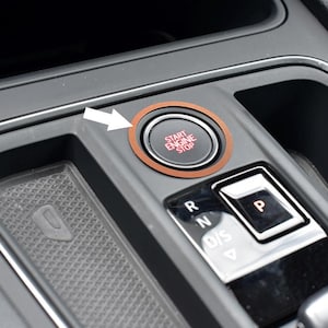 MetalMods -  Fit for CUPRA Formentor, Leon | COPPER Style | Steel Ring for Starter Button - 1 pc. Set VZ Custom Accessories