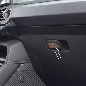 MetalMods -  Fit for 2024+ DACIA Duster 3 III | Copper Brown - Steel Decor Glove Compartment Handle - Accessories