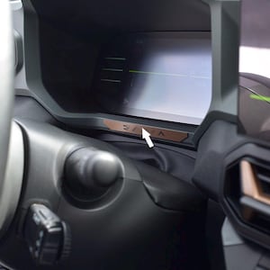 MetalMods -  Fit for 2024+ DACIA Duster 3 III | Copper Brown | Steel Decor for Main Display Extreme Essential Expression Journey Accessories