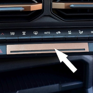 MetalMods – Passend für DACIA Duster III, Bigster | Kupfer-Braun | Stahldekor für Mittelkonsole Extreme Essential Expression Journey Zubehör