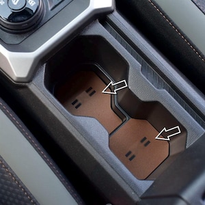 MetalMods -  Fit for 2024+ DACIA Duster 3 III | Copper Brown | Steel Decors Cup Holder Coasters Journey Accessories