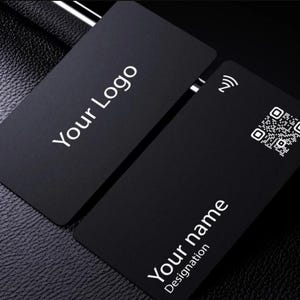 Biglietto da visita NFC personalizzato, biglietto da visita intelligente personalizzato, biglietto da visita con codice QR, biglietto da visita intelligente NFC, carta contactless