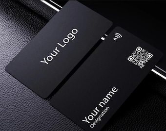 Personalisierte NFC-Visitenkarte, Personalisierte Smart-Visitenkarte, QR-Code-Visitenkarte, Smart-NFC-Visitenkarte, Kontaktlos-Karte