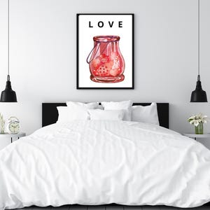 Digital Love Quote Print: Modern Wall Art (Digital Download)