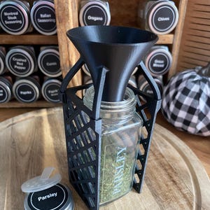 Spice Jar Filling Station