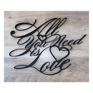 All You Need Is Love Plaque