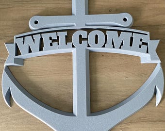 Anchor Welcome Sign