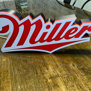 Miller Beer LED Sign - Etsy