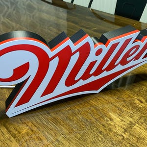 Miller Beer LED Sign - Etsy